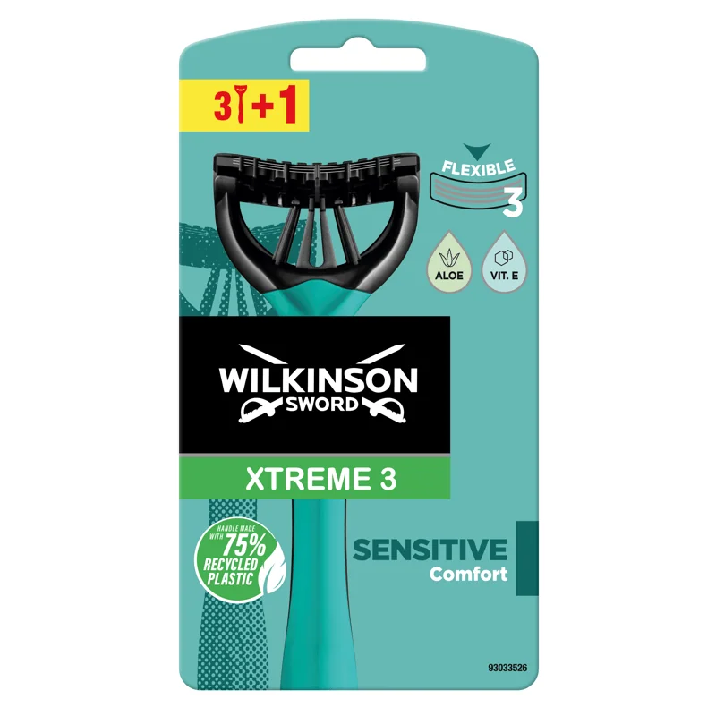 7005707A Wilkinson Xtreme 3 sensitive holiaci strojček (3+1 ks)