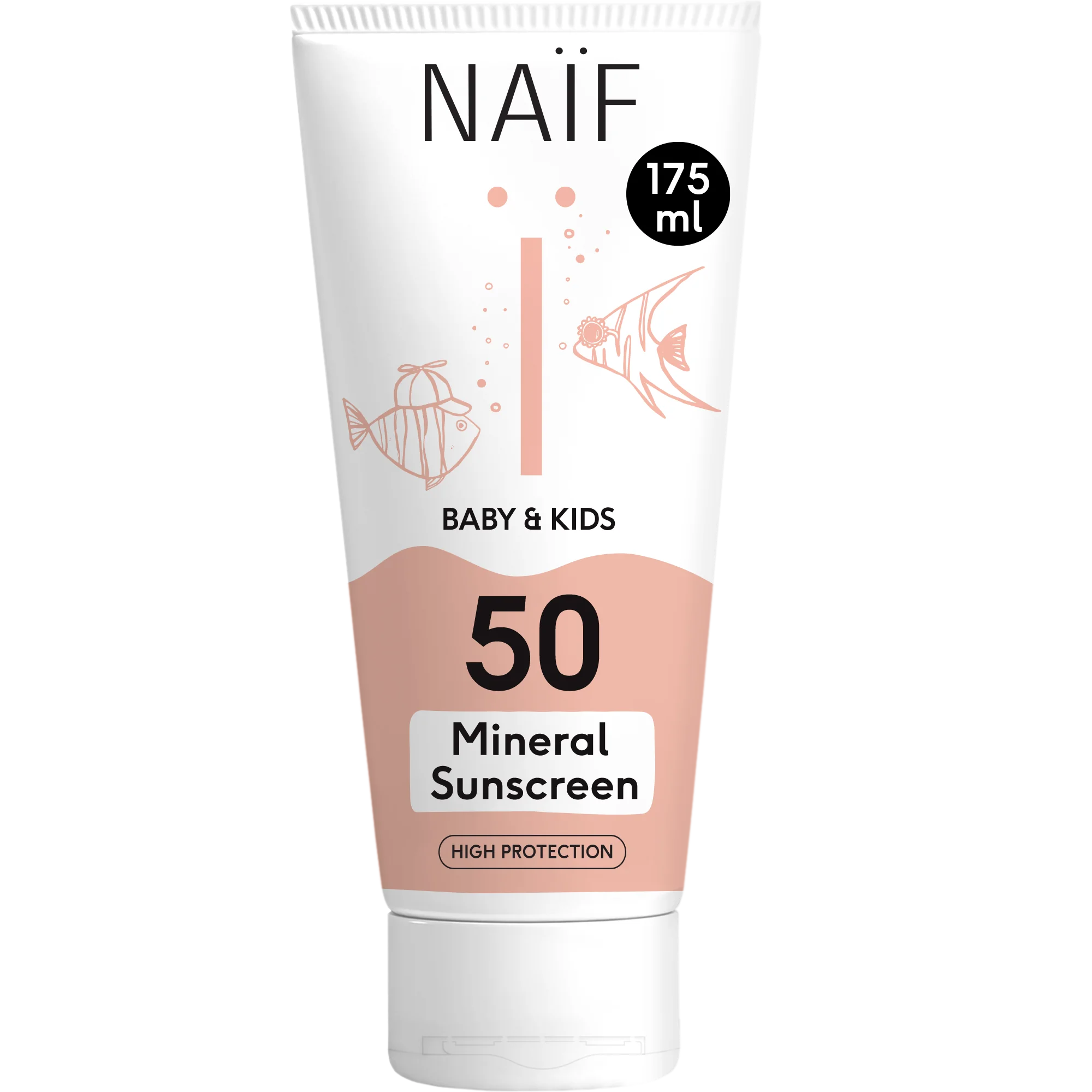 NAÏF Ochranný krém na opaľovanie SPF 50 pre deti a bábätká