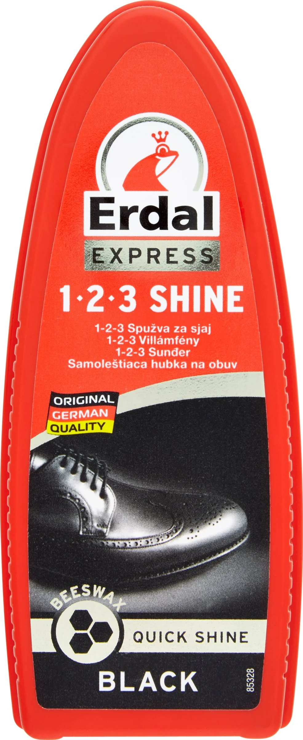 Erdal 1-2-3 Shine samoleštiaci hubka na obuv