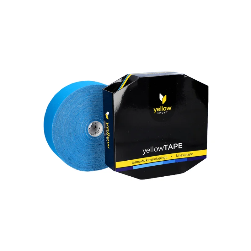 Kineziologická tejpovacia páska yellowTAPE modrá 5 cm x 32 m 