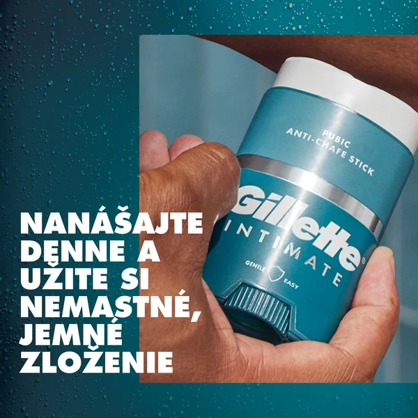 Gillette intímna tyčinka proti zapareninám 1×48 g, intímna tyčinka