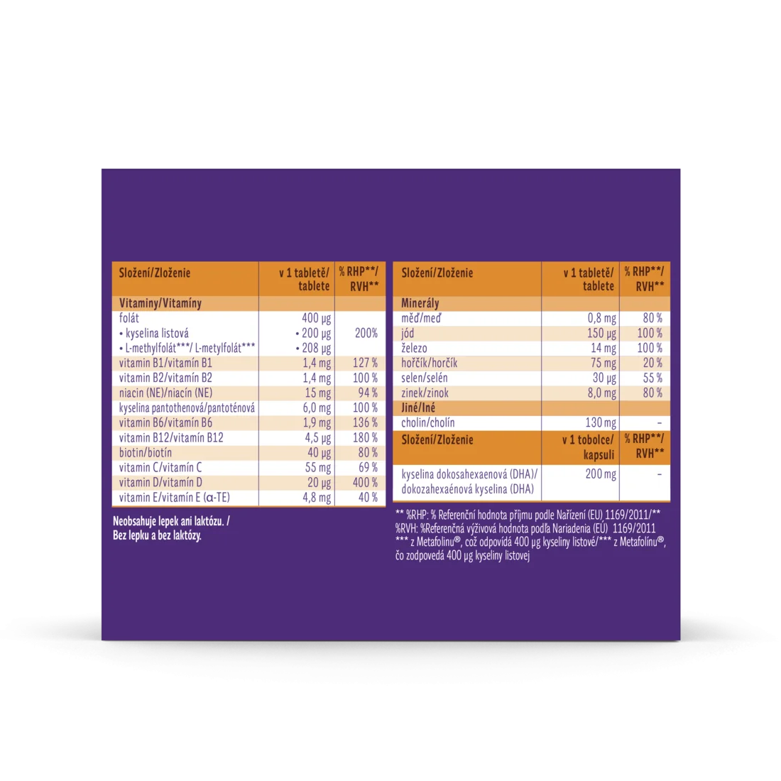 Femibion® 2 Tehotenstvo, 56 tbl + 56 cps 1×56 tbl + 56 cps, výživový doplnok