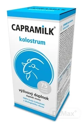 CAPRAMILK® kozie kolostrum 1×75 cps, výživový doplnok