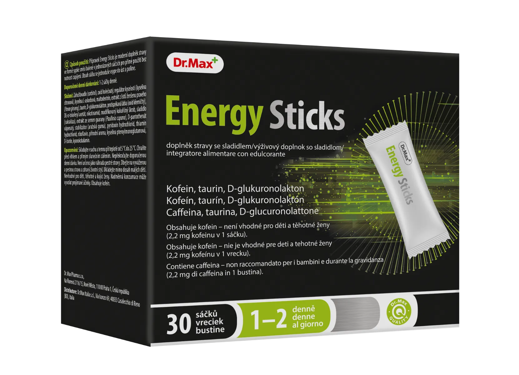 Dr. Max Energy Sticks 1×30 ks