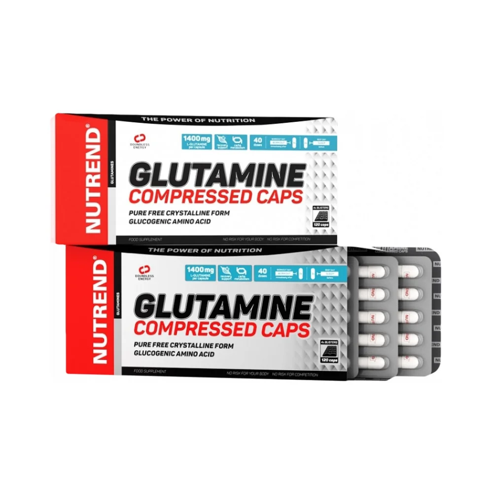 Nutrend Glutamine Compressed Caps 120 kapsúl