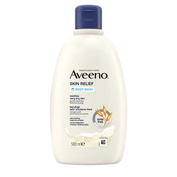 AVEENO® Skin Relief Hydratačný sprchovací gél, bez parfumácie