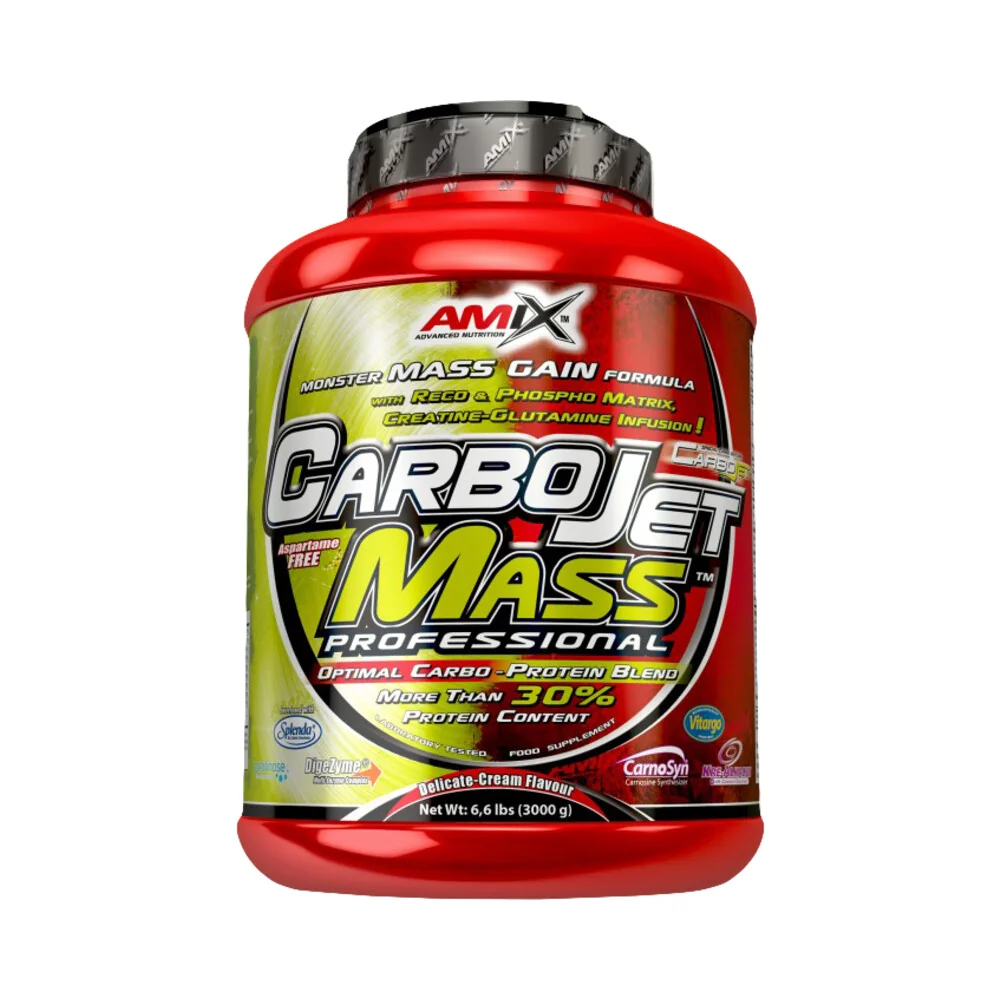 Amix CarboJet Mass Professional 3000 g jahoda-banán