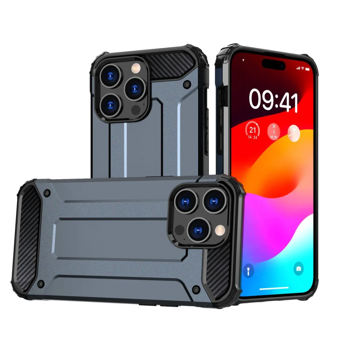 MG Hybrid Armor kryt na iPhone 15 Pro Max, modrý 