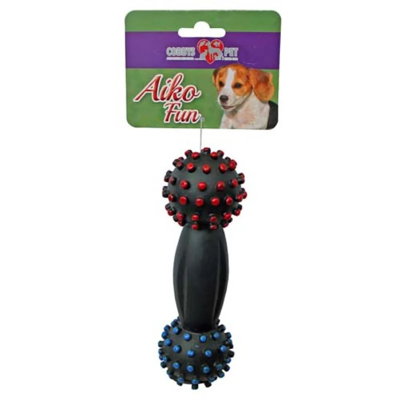 COBBYS PET AIKO FUN Činka 17cm gumená hračka pre psov