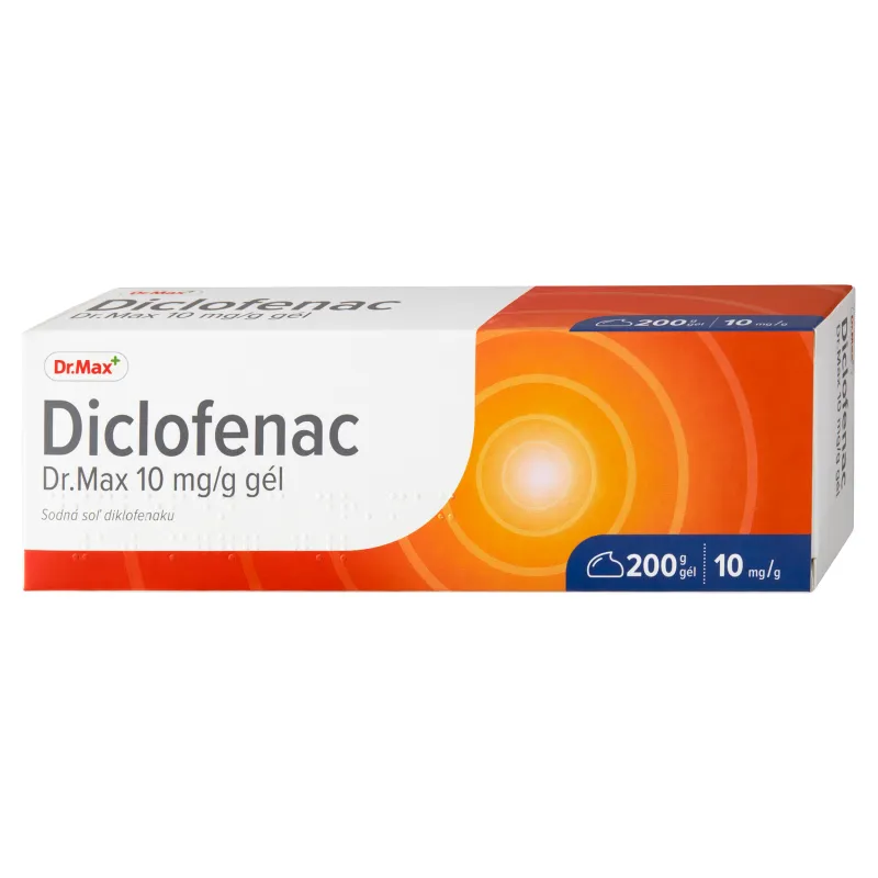 Diclofenac Dr. Max 10 mg/g 1×200 g, gél