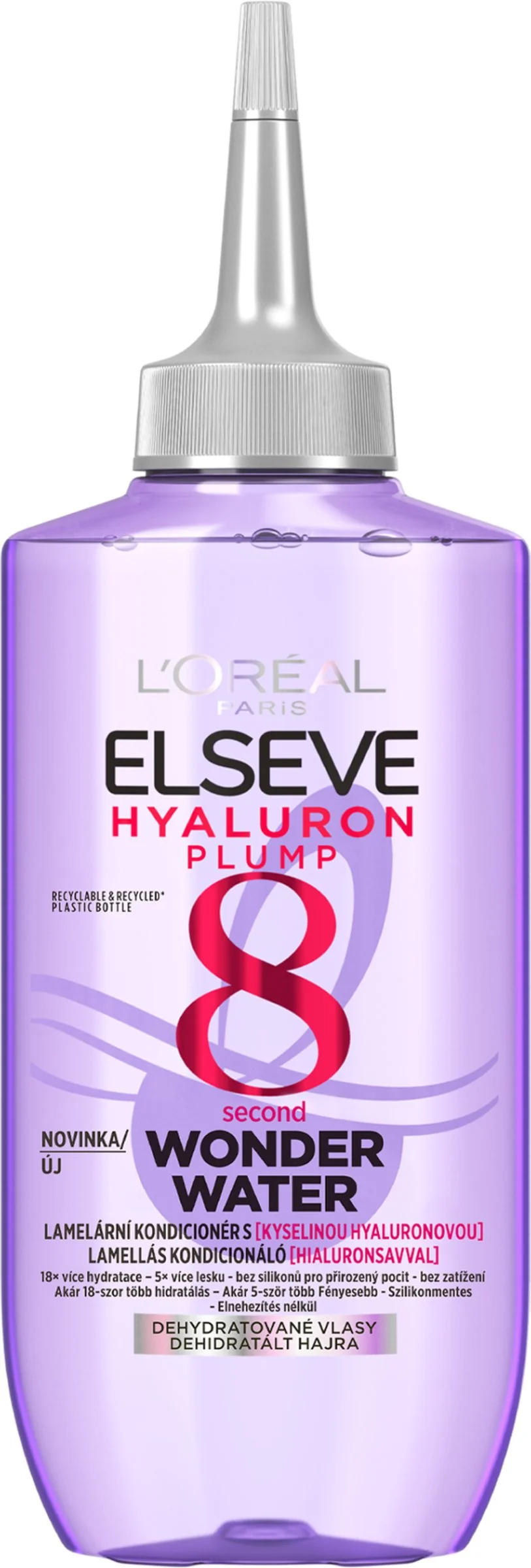 L'Oréal Paris Elseve 8 second Hyaluron Plump Wonder Water, 200 ml