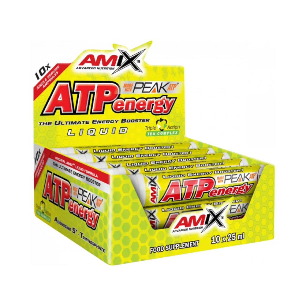 Amix ATP Energy Liquid BOX 10 x 25 ml citrón