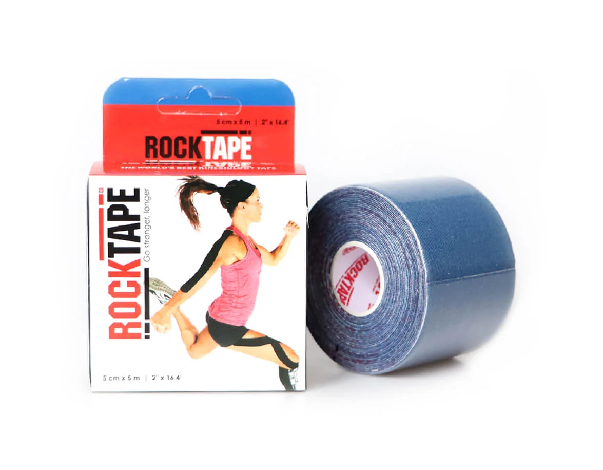 RockTape 5cm x 5m tmavo modrá