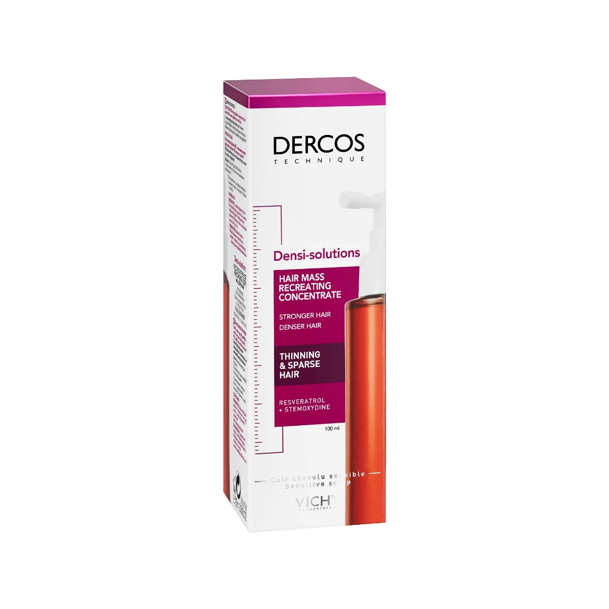 VICHY Dercos Densi-Solutions kúra podporujúca hustotu vlasov 1×100 ml, kúra podporujúca hustotu vlasov