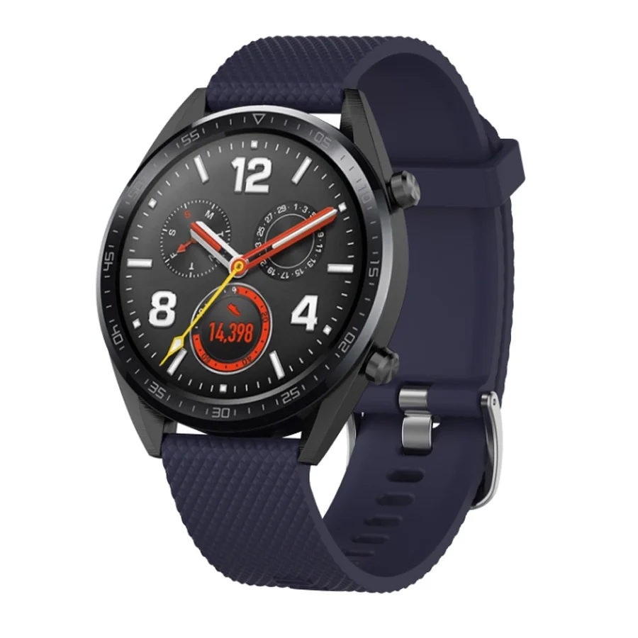 BStrap Silicone Bredon remienok na Huawei Watch GT 42mm dark blue