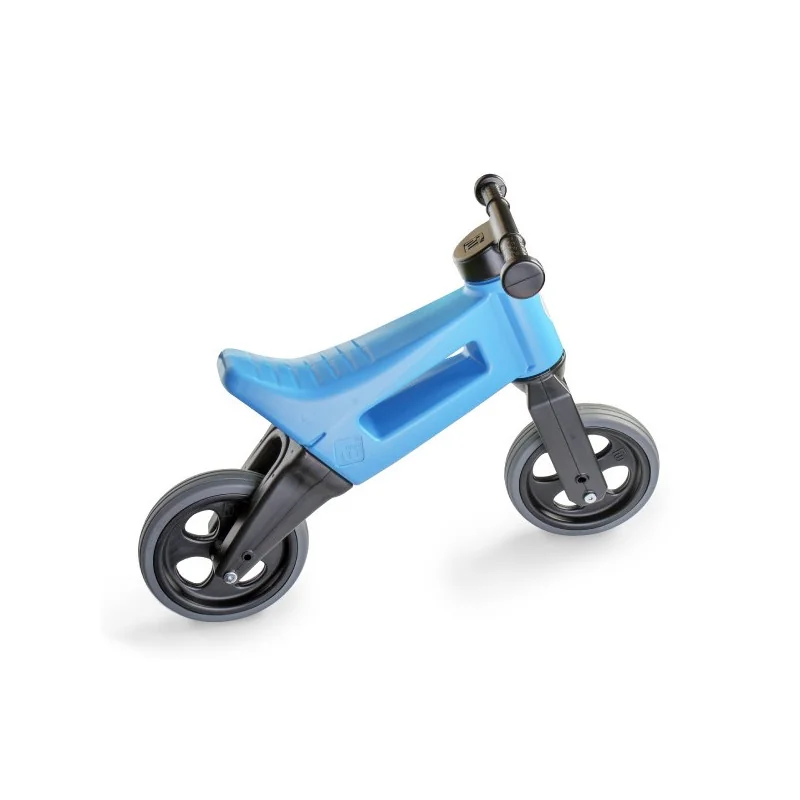 Teddies Odrážadlo FUNNY WHEELS Rider Šport modrej 2v1, výška sedla 28 / 30cm nosnosť 25kg 18m + v sáčku 