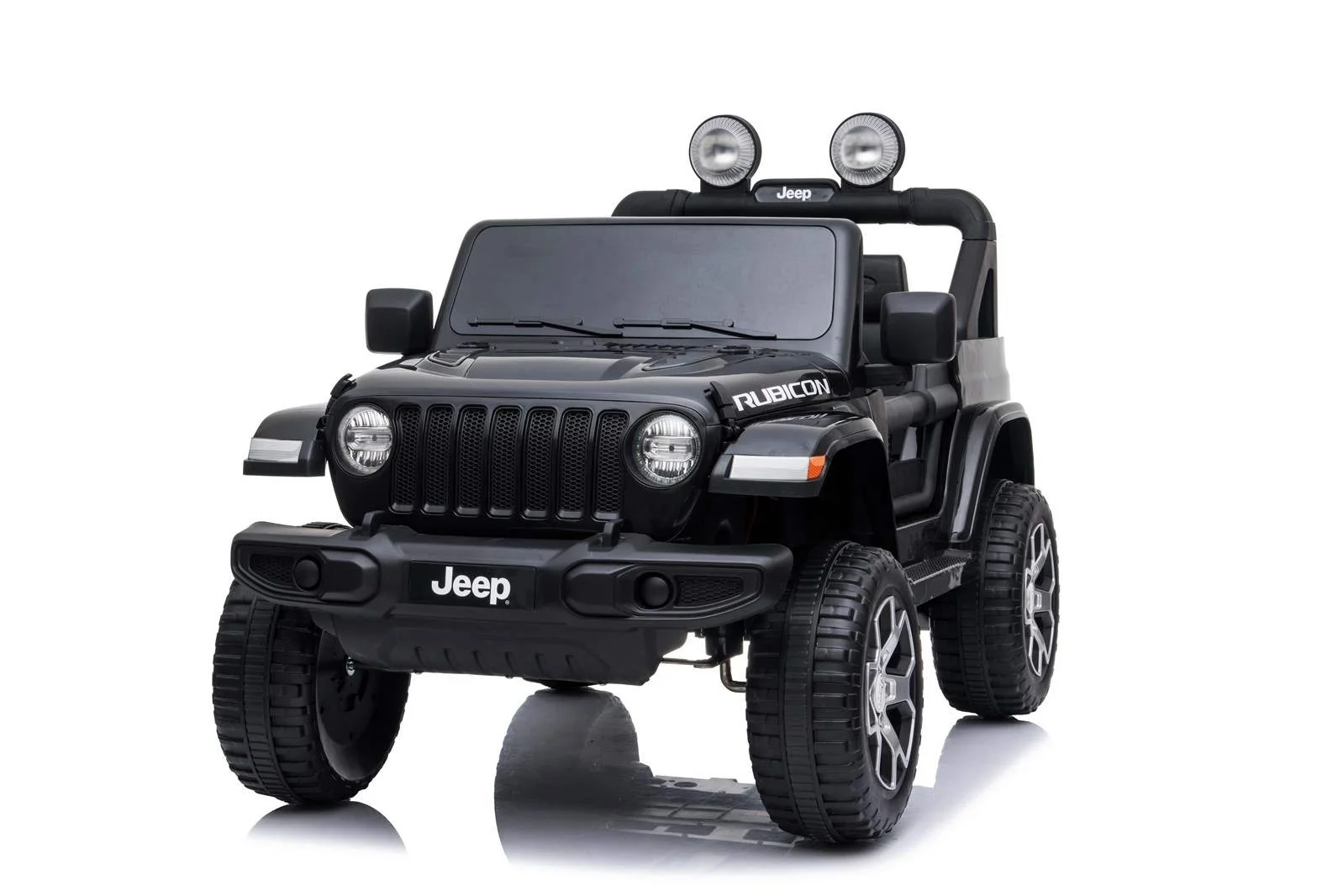 Detské elektrické autíčko Baby Mix Jeep Wrangler Rubicon čierne , 20C55790