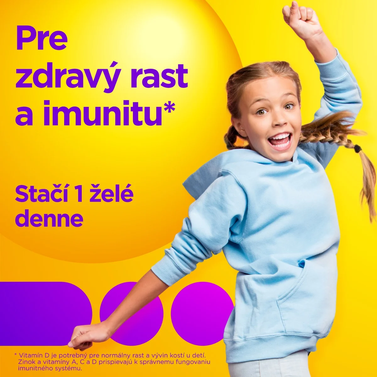 Centrum Kids Gummies Multifruit multivitamín pre deti od 3 rokov, 60 žuvacích želé 1×60 ks, multivitamín pre deti