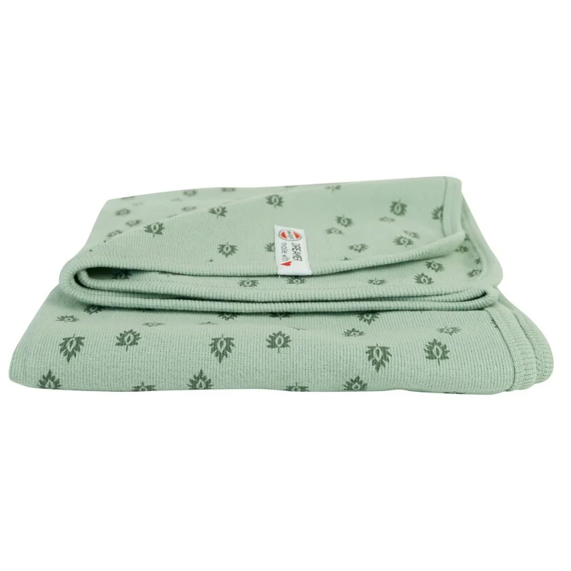 LODGER - Dreamer Newborn Rib Silt Green 100 x 100 cm 