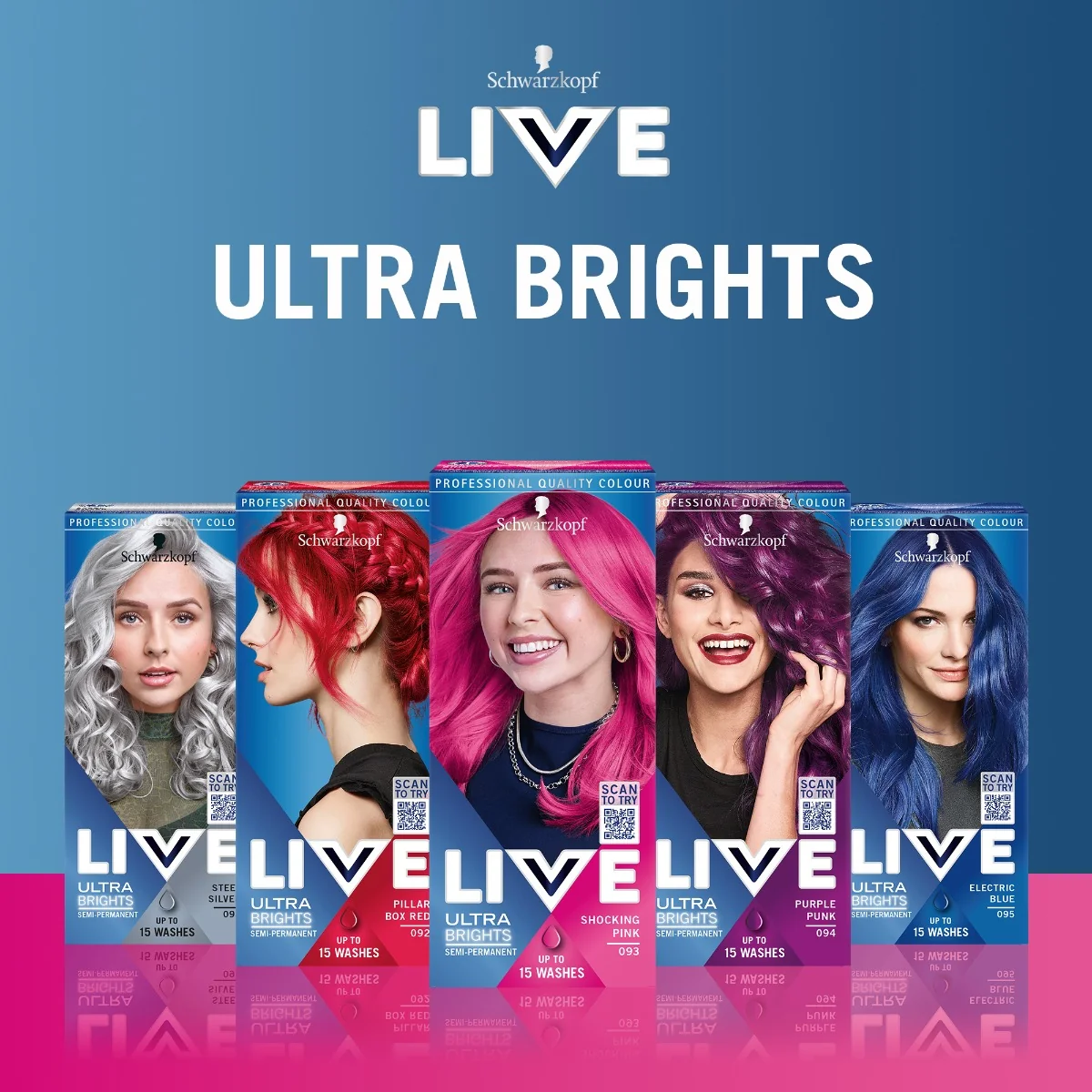 Schwarzkopf Live Ultra Brights 092 Vášnivá červená 1×1 ks, farba na vlasy