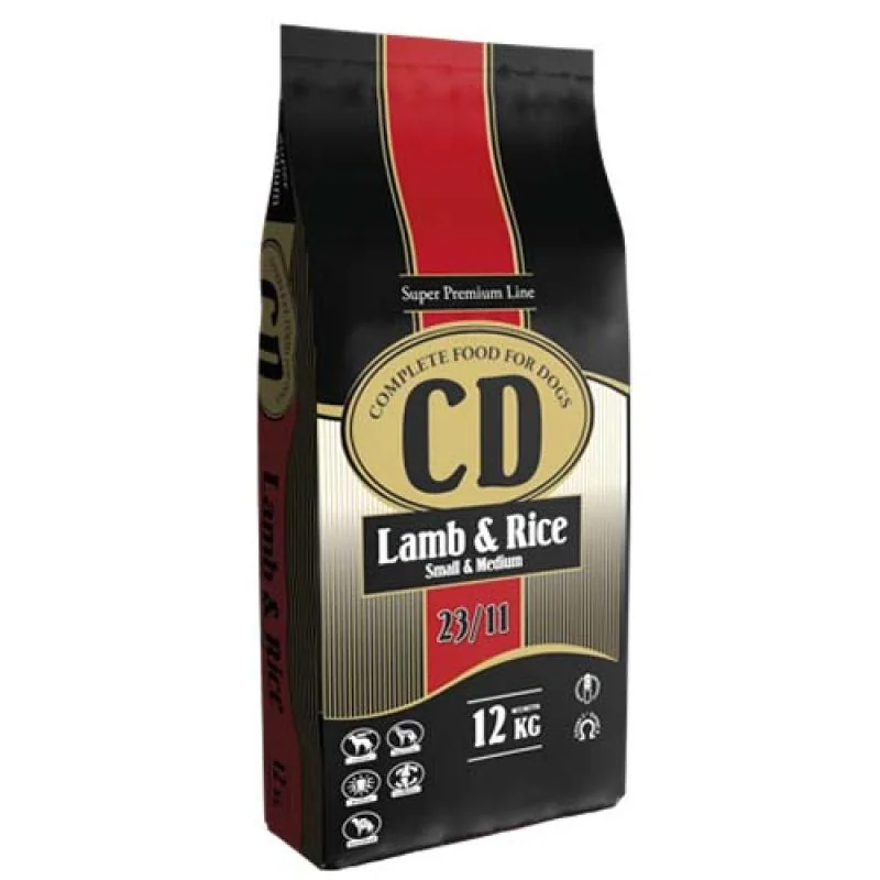 DELIKAN CD Adult Small and Medium 23/11 Lamb and Rice 12kg 