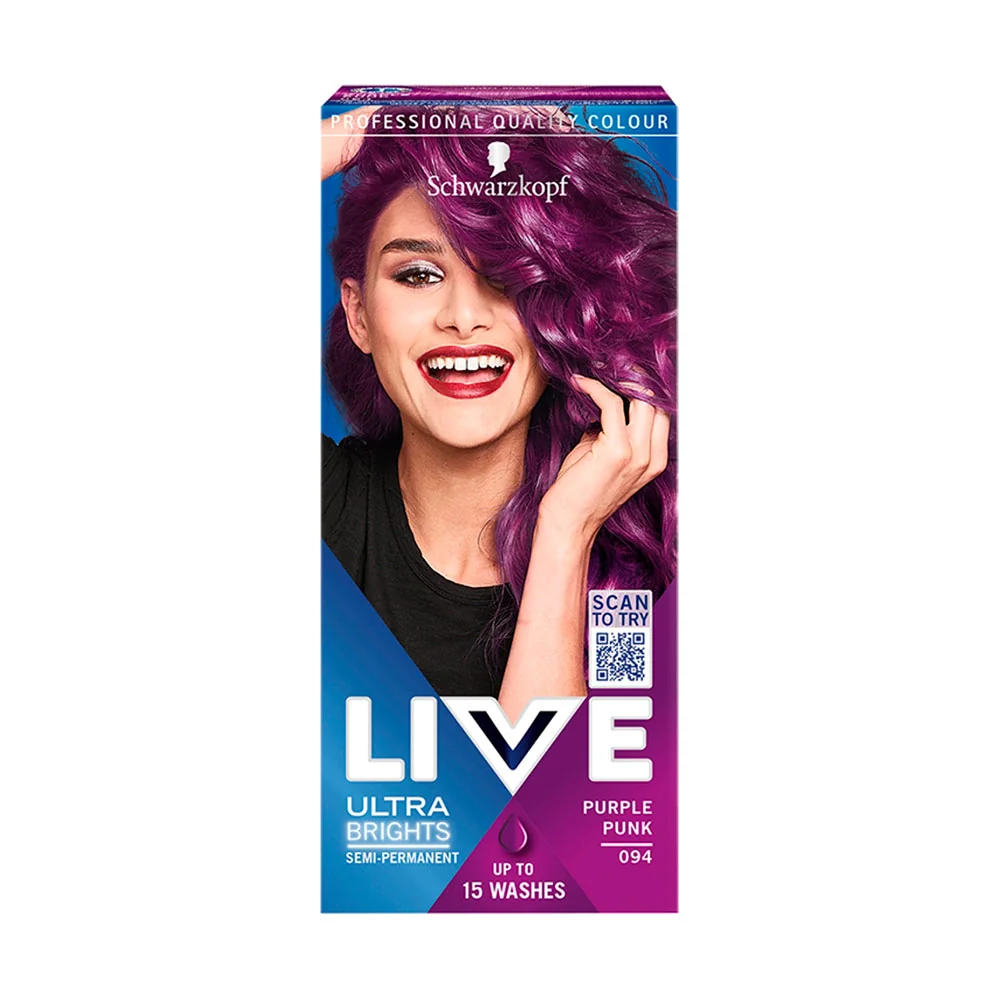 Schwarzkopf Live Ultra Brights 094 Rebelská fialová