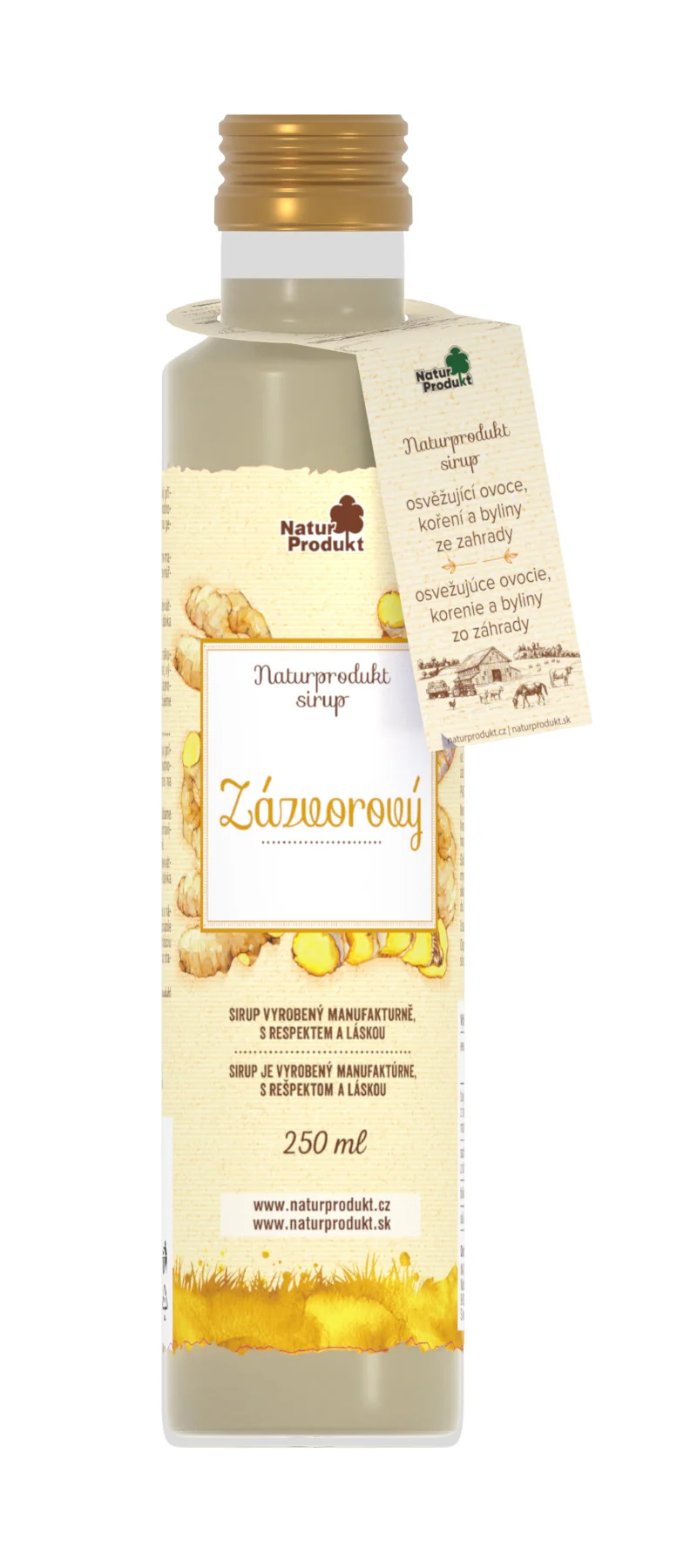 Naturprodukt sirup Zázvorový