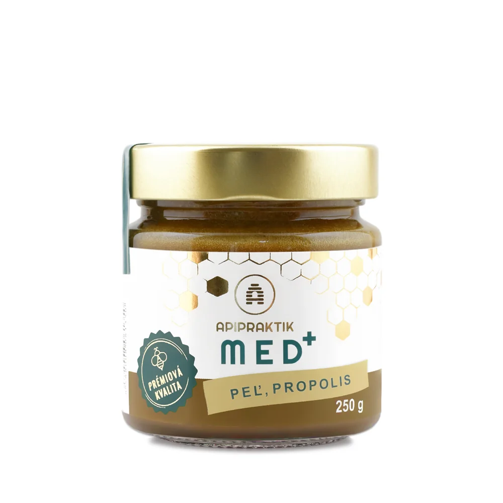 Med + peľ, propolis 250g