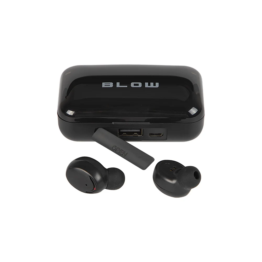 Slúchadlá BLUETOOTH do uši BLOW BTE500 BLACK TWS