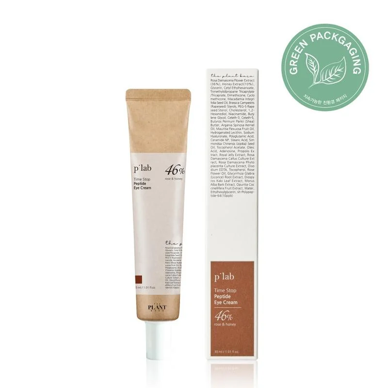 THE PLANT BASE - Time Stop Peptide Eye Cream - očný krém 30 ml