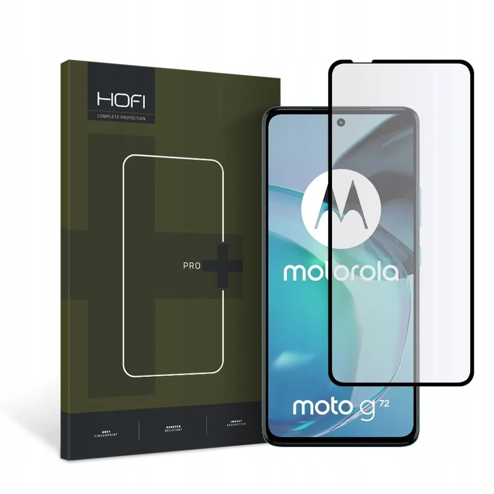 HOFI Glass Pro Full Screen ochranné sklo na Motorola Moto G72, čierne 