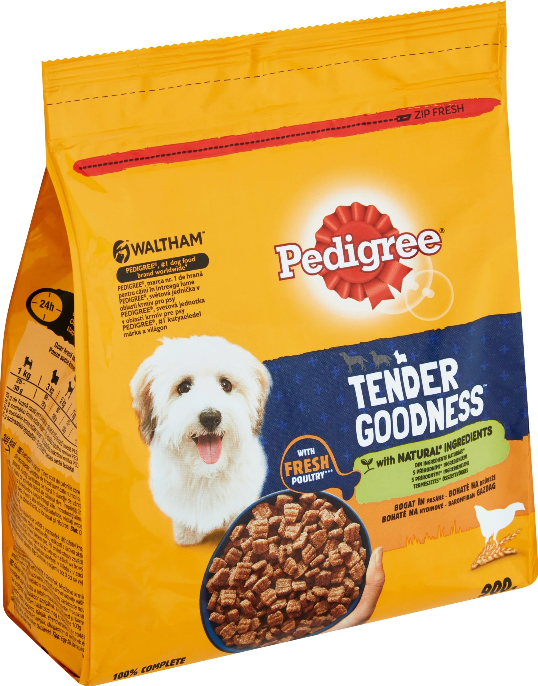 PEDIGREE Granule Tender Goodness hydinové 900g 1×900 g, granule pre psy