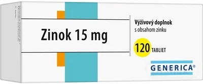 GENERICA Zinok 15 mg