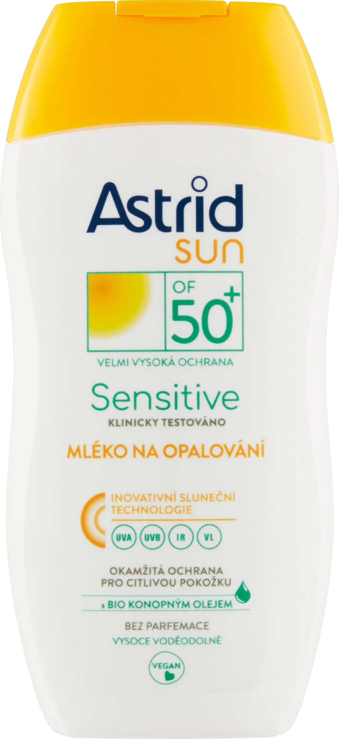 ASTRID SUN SENSITIVE Mlieko na opaľovanie OF 50+