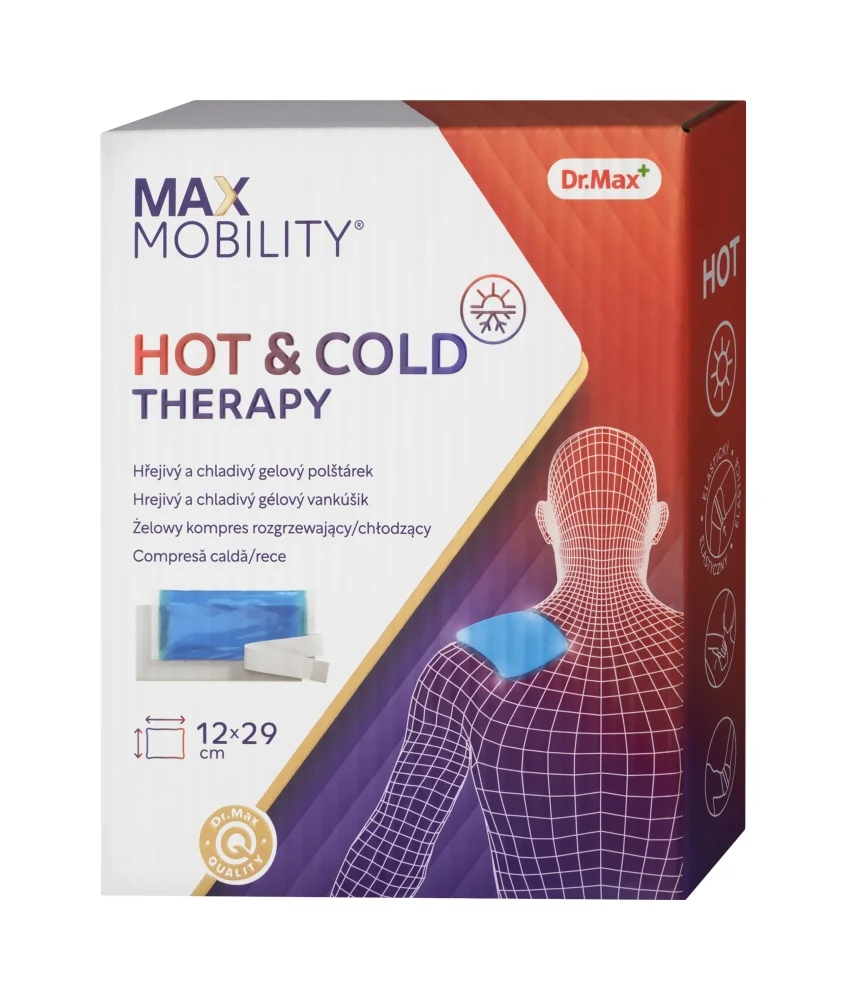 Dr. Max Hot & Cold Therapy 1×1 ks,  obklad, rozmer 12 × 29 cm