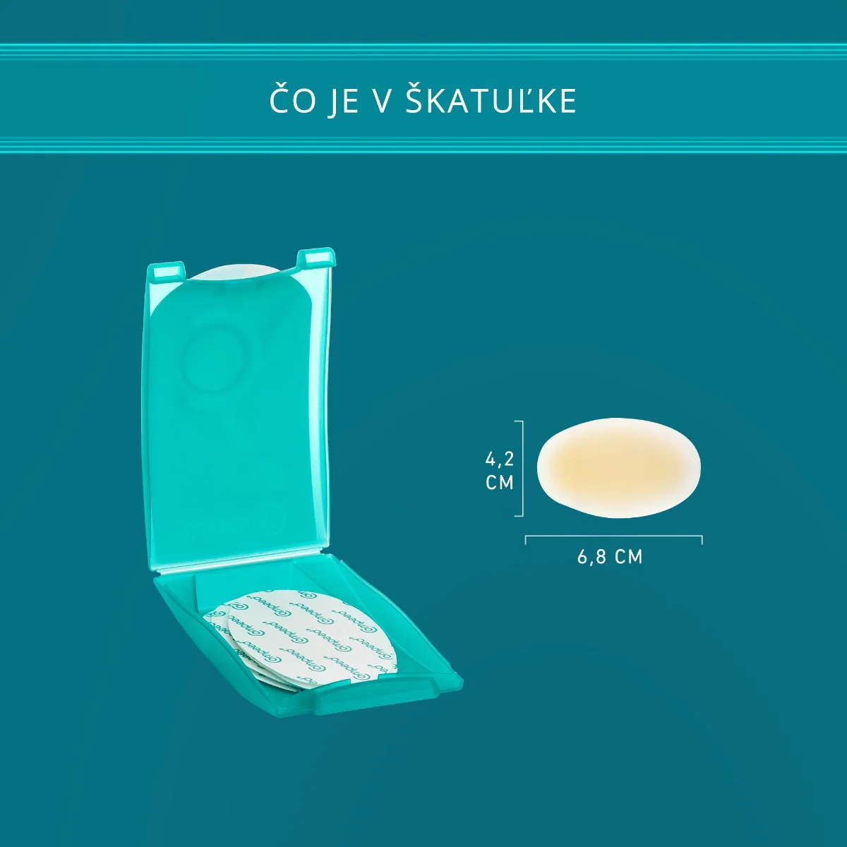 Compeed NÁPLASŤ na pľuzgiere 1×5 ks, stredná, gélová