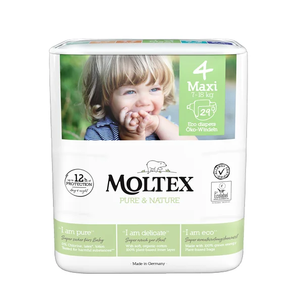 Moltex Pure & Nature Plienky Maxi 7-14 kg