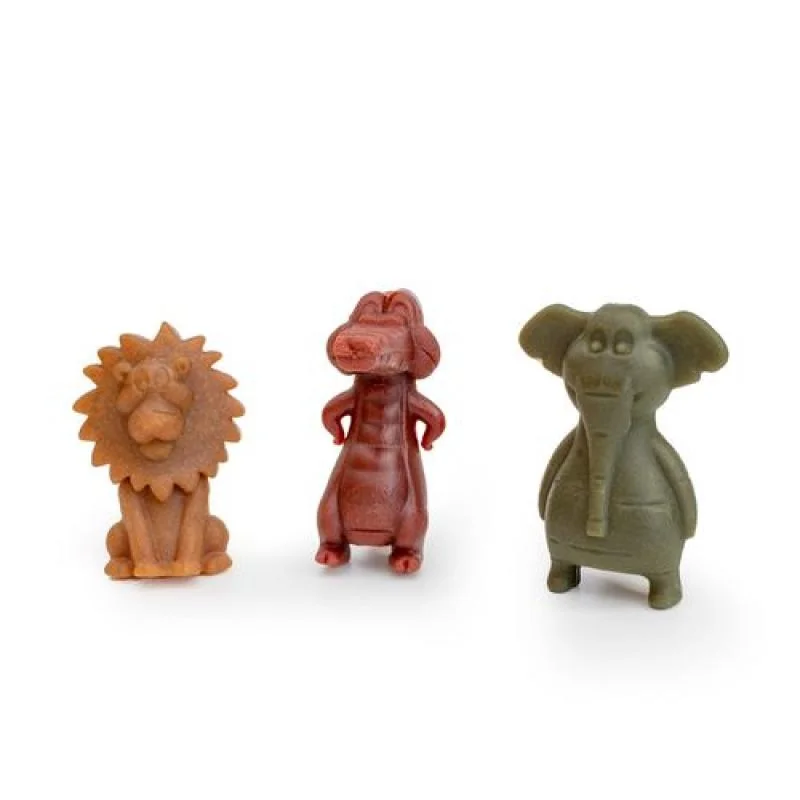 COBBYS PET AIKO Dental Little Zoo 6-7cm/25g 1ks lev, slon a krokodíl 