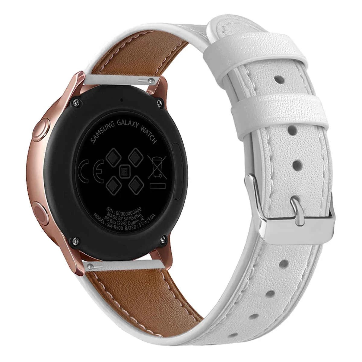 BStrap Leather Italy remienok na Xiaomi Amazfit GTR Mini white