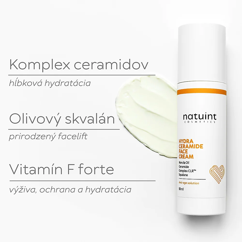 Natuint cosmetics - Hydratačný krém s ceramidmi Hydra Ceramide Face Cream