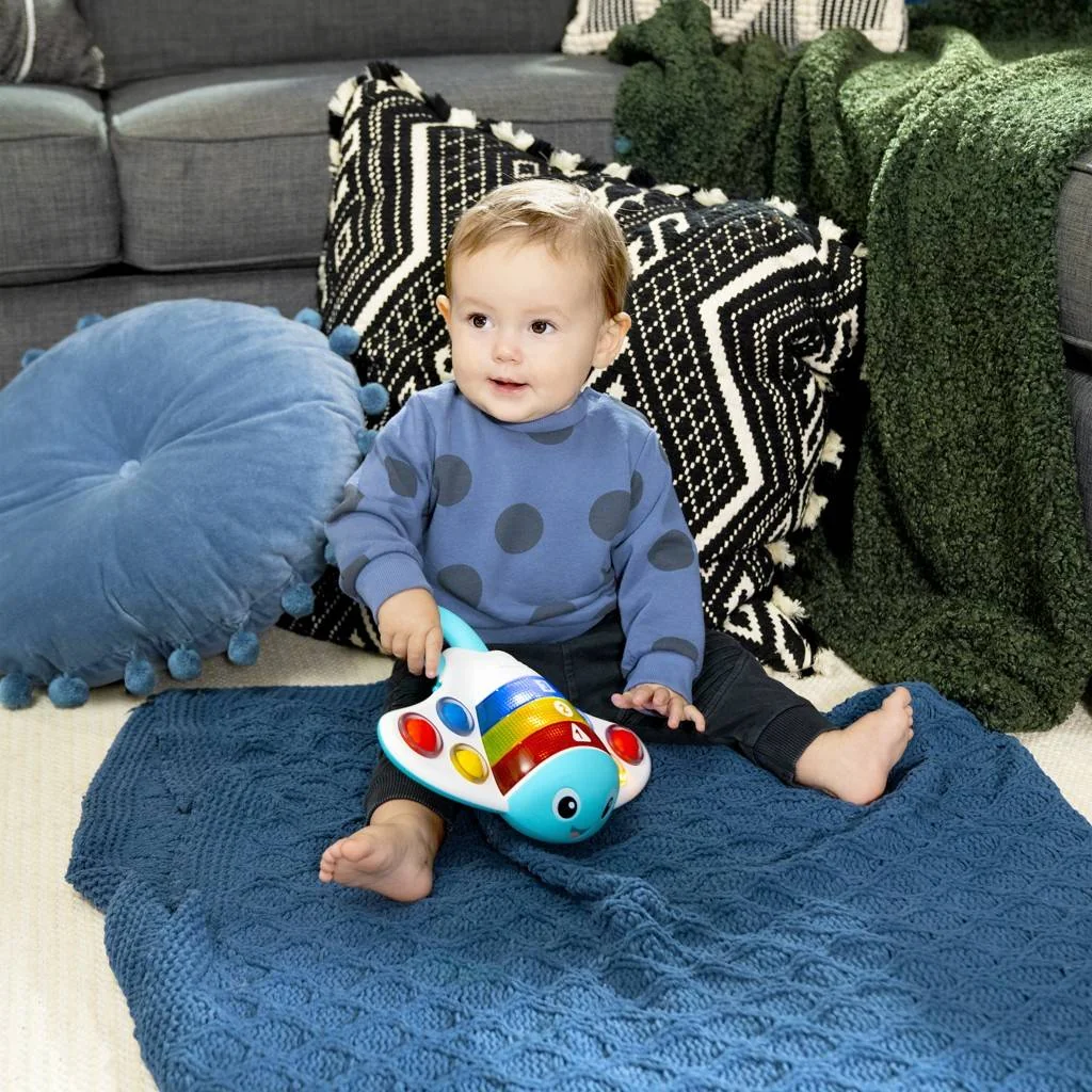 BABY EINSTEIN Hračka senzorická raja Pop & Explore Stingray™ 6m+ 1×1 ks, hračka pre deti