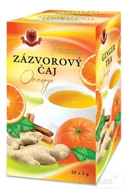 HERBEX Premium ZÁZVOROVÝ ČAJ Orange