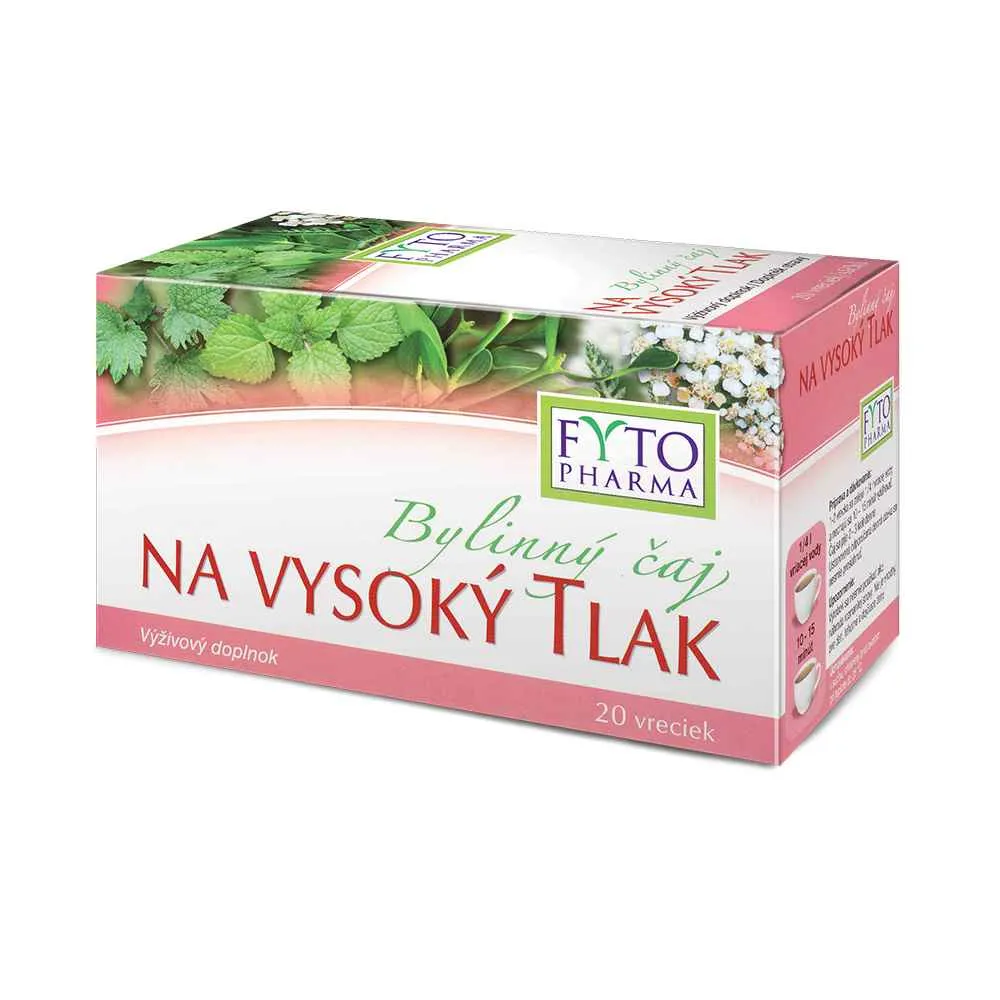 FYTO Bylinný čaj NA VYSOKÝ TLAK 20×1,25 g, čaj