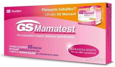 GS Mamatest Tehotenský test 2ks