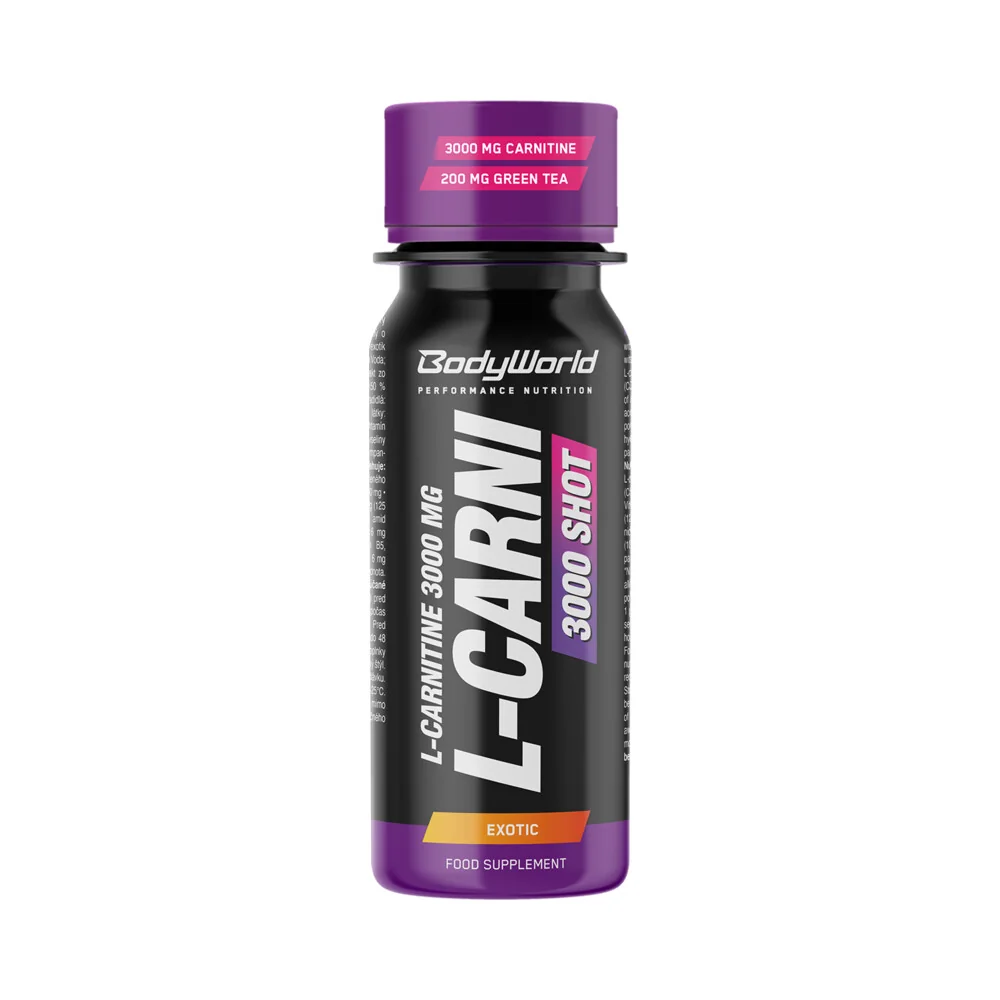 BodyWorld L-Carnitine 3000 Shot 80 ml exotik