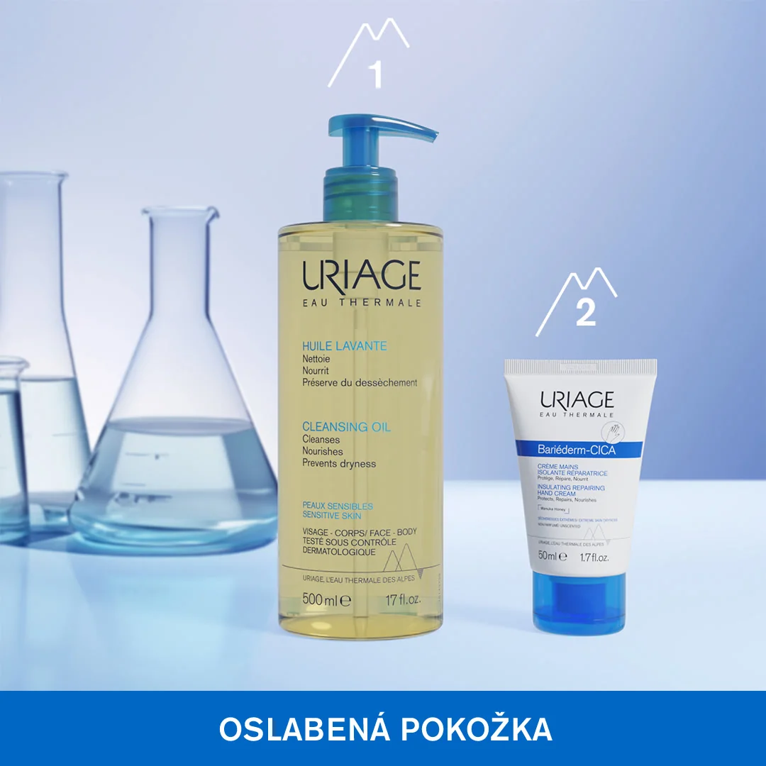 URIAGE BARIÉDERM Insulating Repairing Hand Cream, 50ml 1×50 ml, regeneračný krém na ruky