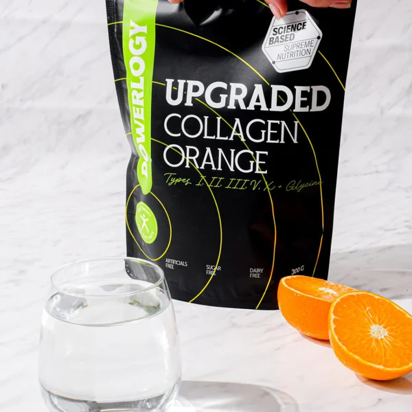 Powerlogy Upgraded Collagen Orange 1×300 g, kolagén