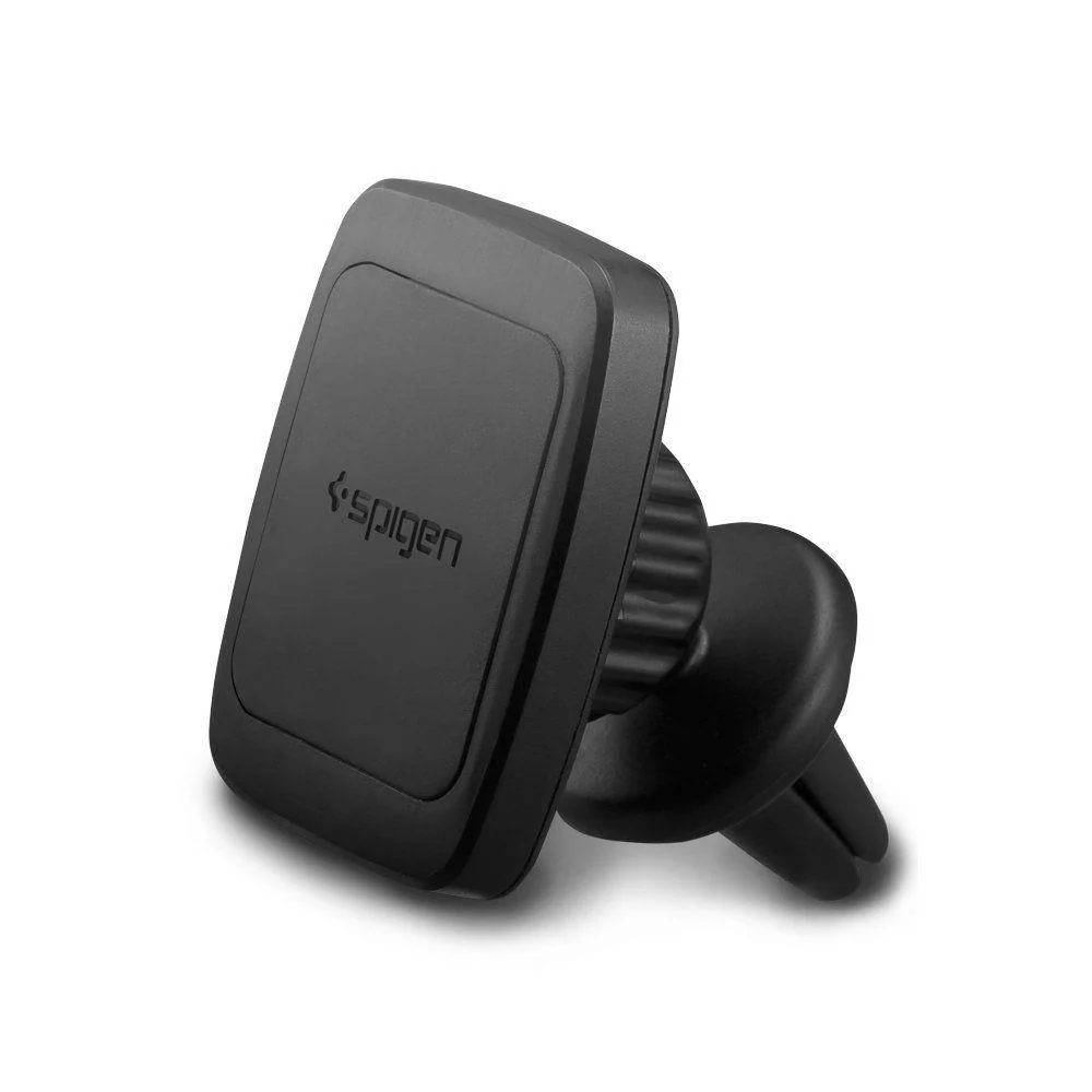 Spigen H12 magnetický držiak na mobil do auta, čierny 