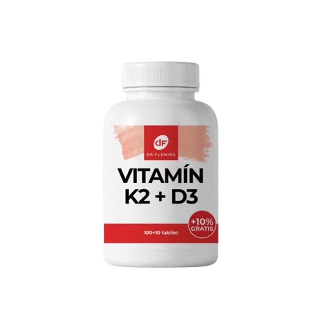 DR. FLEMING Vitamin K2 100μg +D3 3000IU +10% gratis 110ks