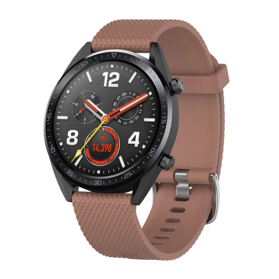 BStrap Silicone Bredon remienok na Huawei Watch GT/GT2 46mm brown